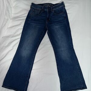 American Eagle Outfitters Super Stretch X-Short Kickboot Jeans